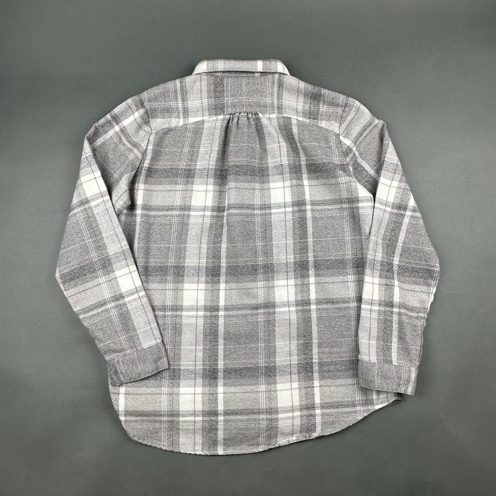 KUHL Women's Gray Plaid Size M Kamila Flannel Long Sleeve Button Up Shirt - Picture 13 of 13